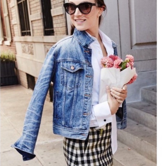 J Crew Stonewashed Classic Jean Jacket